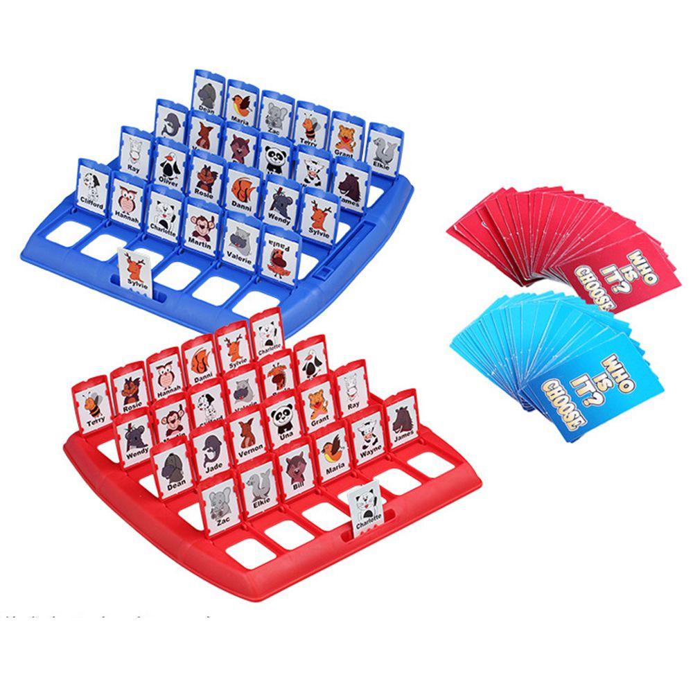 Characters/Animals Chess and Card Puzzle Toys Gift Who Is It Board Game Family Education Games