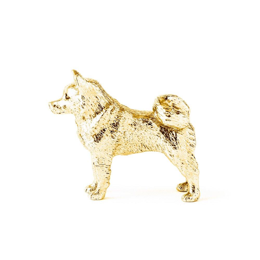 Finish Spitz 22ct Gold Plated Made In England Art Dog Figure Collection