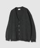 Andagain Minimal Basic Oversized Cardigan (Dark Gray
