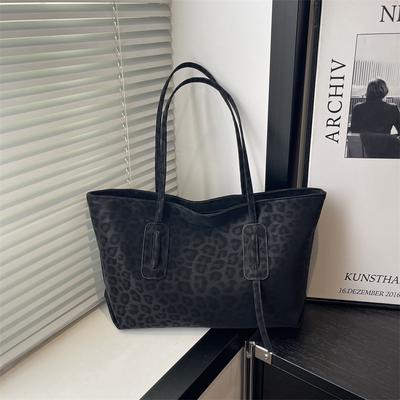 Borsa Tote a Spalla in Morbida Pelle Retro Moda Retro Grande Capacità da Pendolare da Portare al Braccio