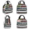 BRITISH TRAINS Isolierte Lunchtasche für Damen Büro-Kühltasche Thermische Lebensmittelbox Tragetasche Auslaufsichere Lunchboxen Behälter