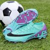 New Youth Football Shoes and Boots Middle School Students Grass Long Nails Men's Broken Nails Green Shade Training Shoes Direct Batch