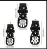 4Pcs Anti Slip Cotton Dog Socks Anti-fall Silent Indoor Paw Covers for Medium Large Dogs