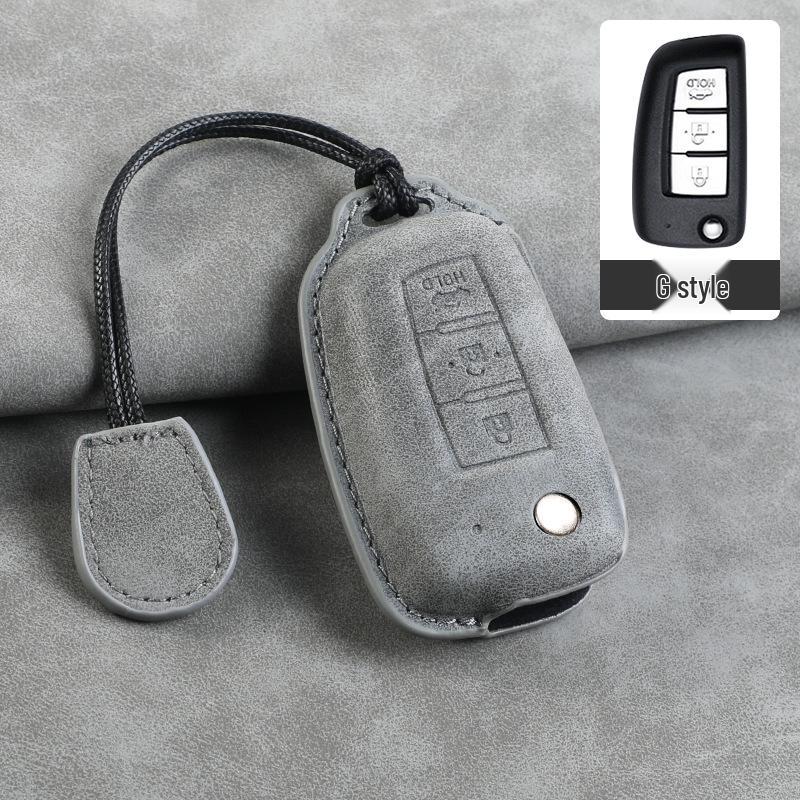 Nissan-Schlüsselhüllen: Passt für Qashqai 2019, Sylphy, Bluebird, Kicks, X-Trail, Tiida - Inklusive Karosserieabdeckungen & Schnallen