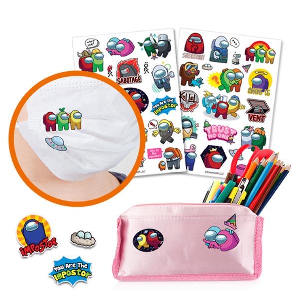 Unter uns bedruckter Deko-Aufkleber