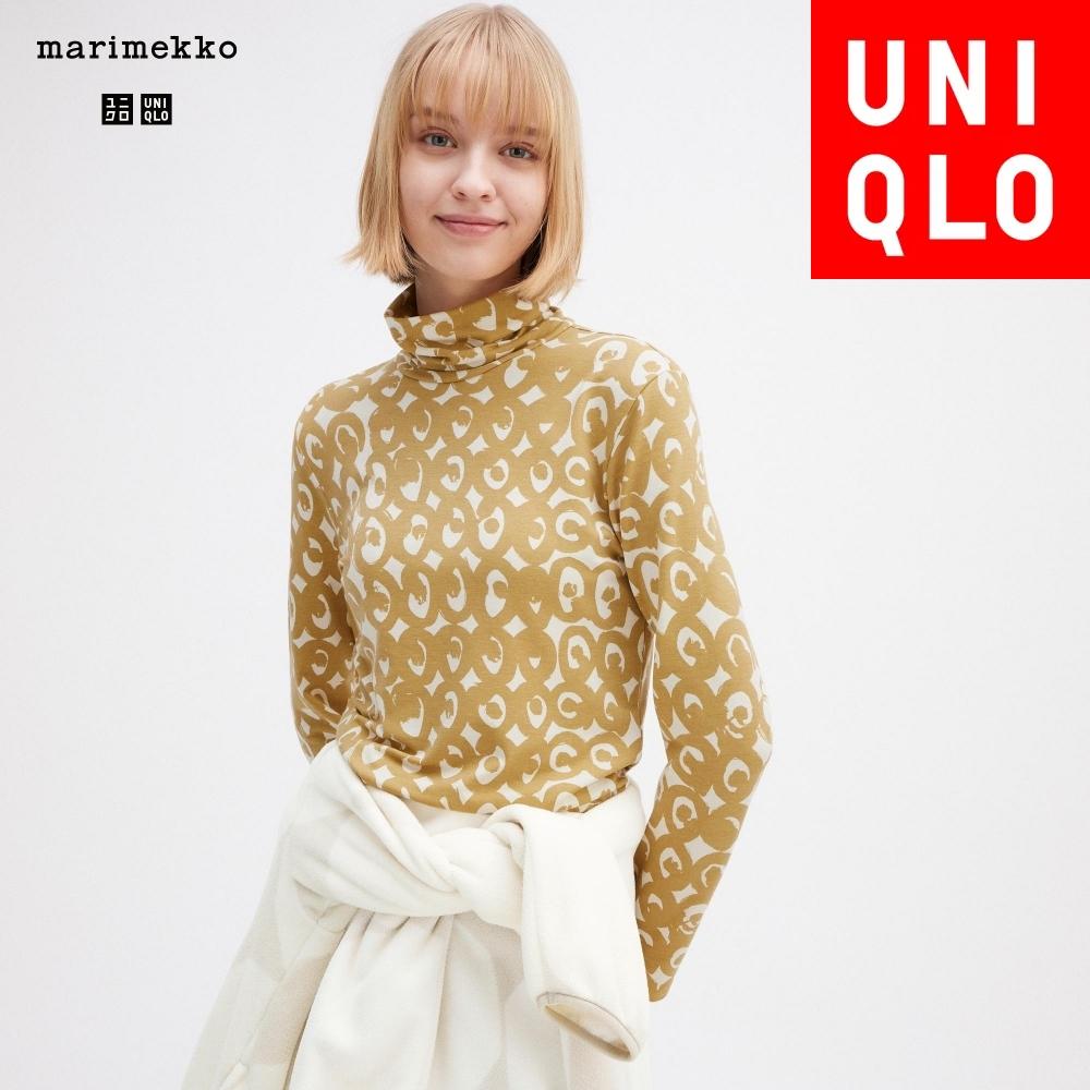 

Uniqlo Japan HeatTech TurTleneck T с длинным рукавом 32 BEIGE/XS
