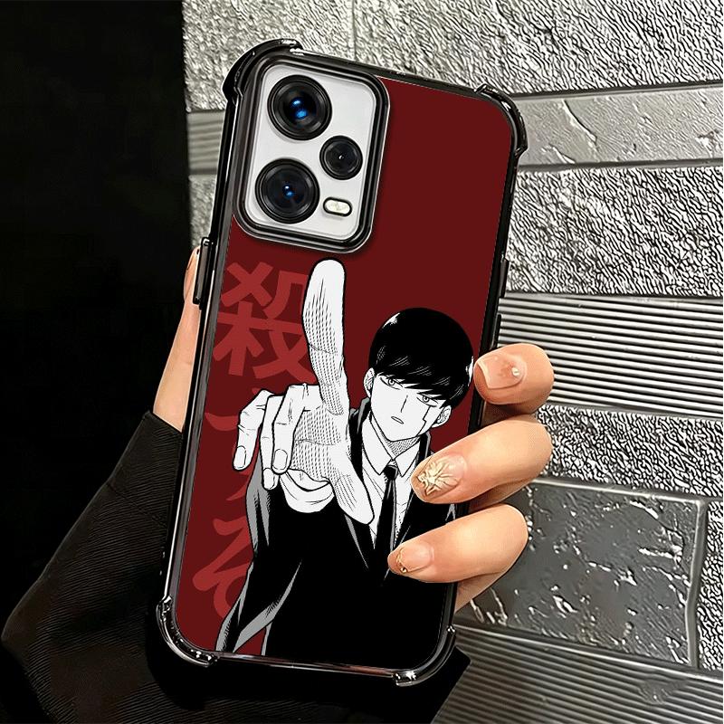 Mashle Magic And Muscles Anime Plating Phone Case For Xiaomi Redmi Note 14 15 Pro Plus 13 12 11 11S 11T 10 9S 9 5G Anti-Fall Air