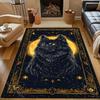 1PC Wolf Mythical Painting Carpet for Living Room Bedroom Sofa Doormat Decor Area Rug Non-slip Floor Mat Machine Washable