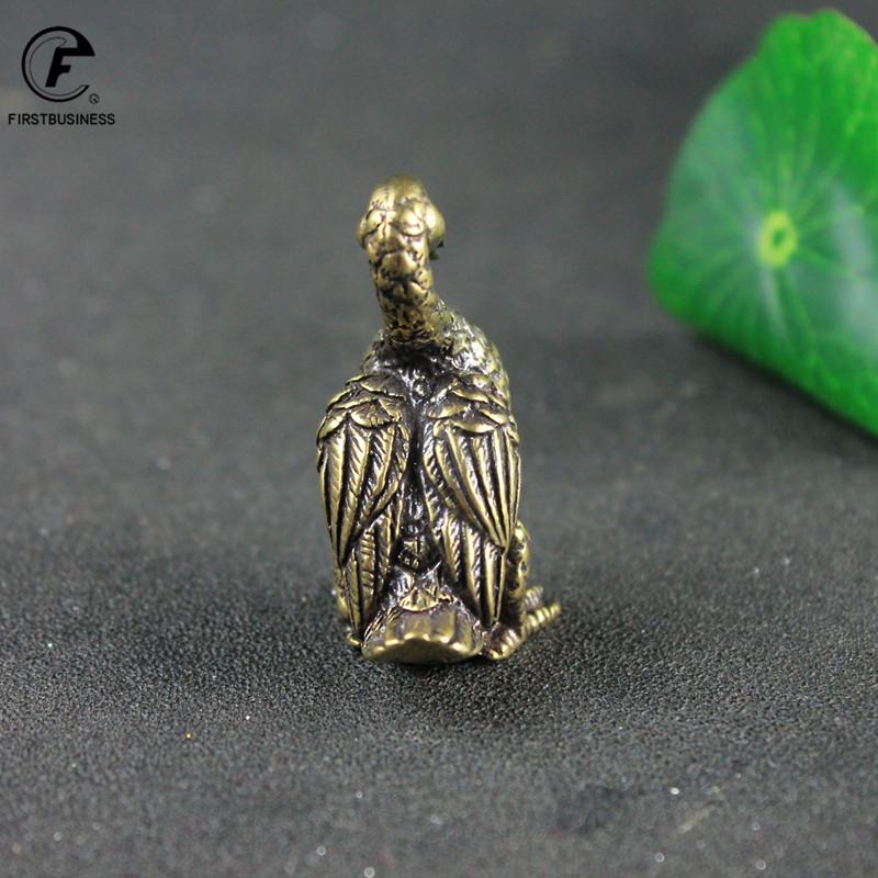 Copper Small Duck Figurines Ornaments Handmade Brass Animal Crafts Mandarin duck Pet Home Decor Accessories Desk Decorations