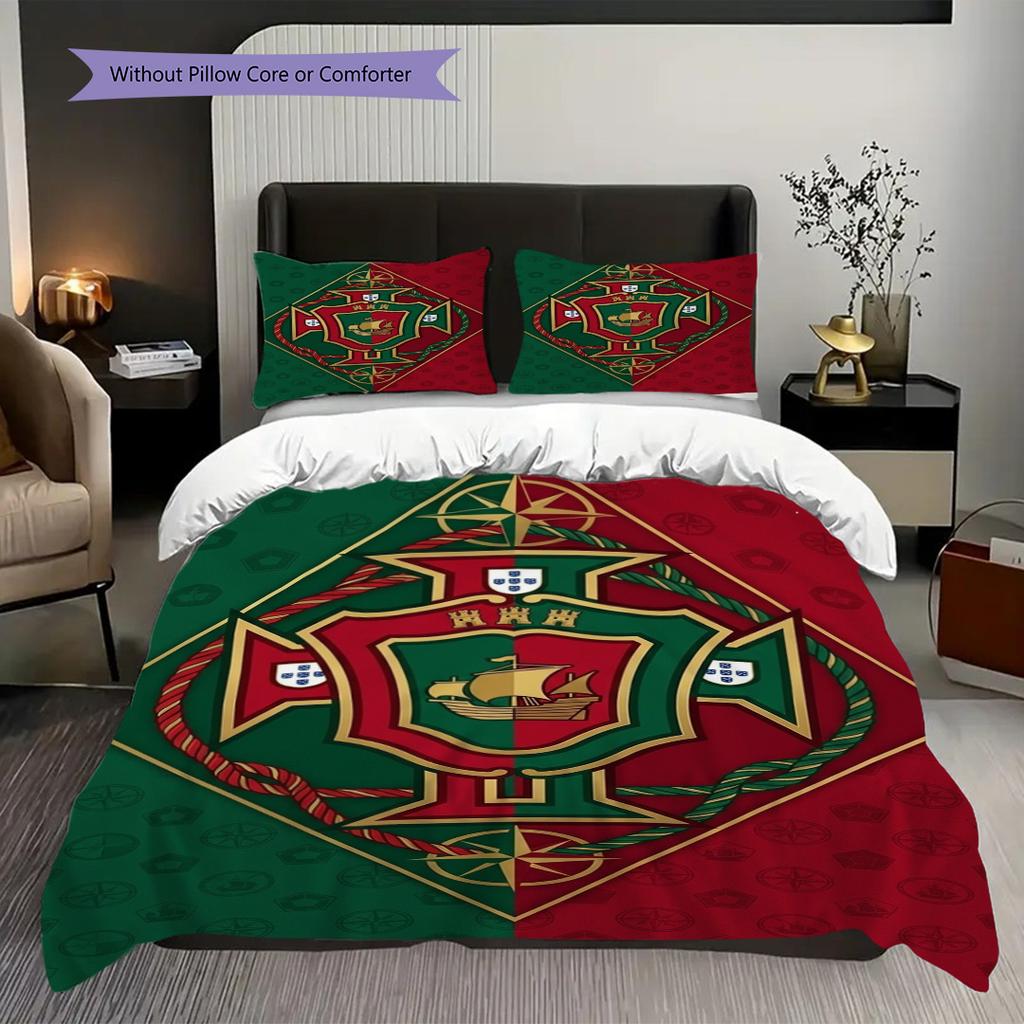 National Pride Heritage Three-piece set (1 * duvet cover + 2 * pillowcase, without core) Duvet cover and pillowcase Soft and comfortable