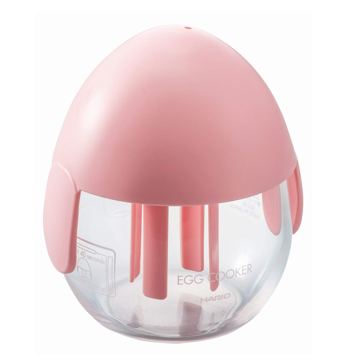 HARIO Egg Single Egg Cooker, Capacity, Pink, XEC-M-P