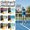 Cartoon Kid's Pickleball Set Portable Children's Pickleball Rackets  Outdoor Sports