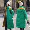 Thickened bread clothes, down cotton-padded clothes, women's loose winter coats, medium and long over-the-knee cotton.