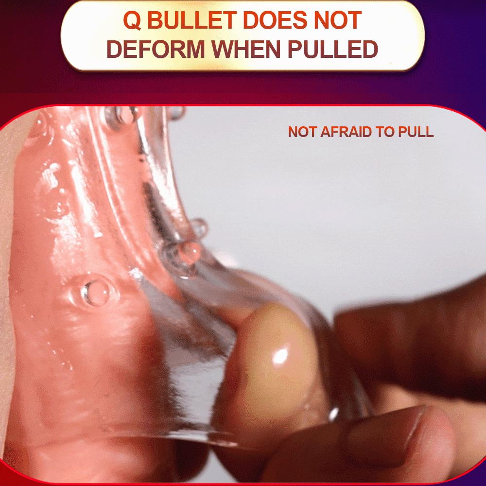 Highly Elastic Crystal Condom Reusable Penis Extender Sleeve Delay Ejaculation Penis Enlargement Intimate Goods Sex Toys For Men