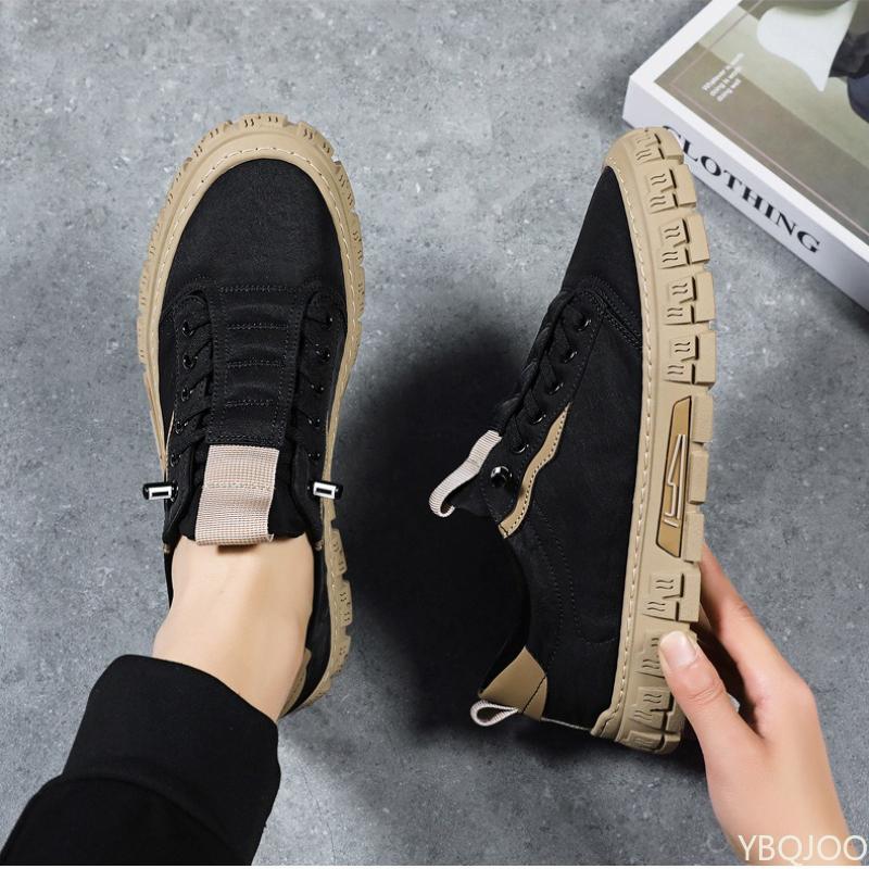 Men's new breathable sports casual shoes for spring autumn trendy versatile comfortable non tiring light men's board shoes