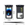 Waterproof Phone Pouch 7.2', IPX8 Floating Underwater Cellphone Dry Bag Case Holder competible with iPhone 15 14 13 12 11 Pro Max XS Plus X