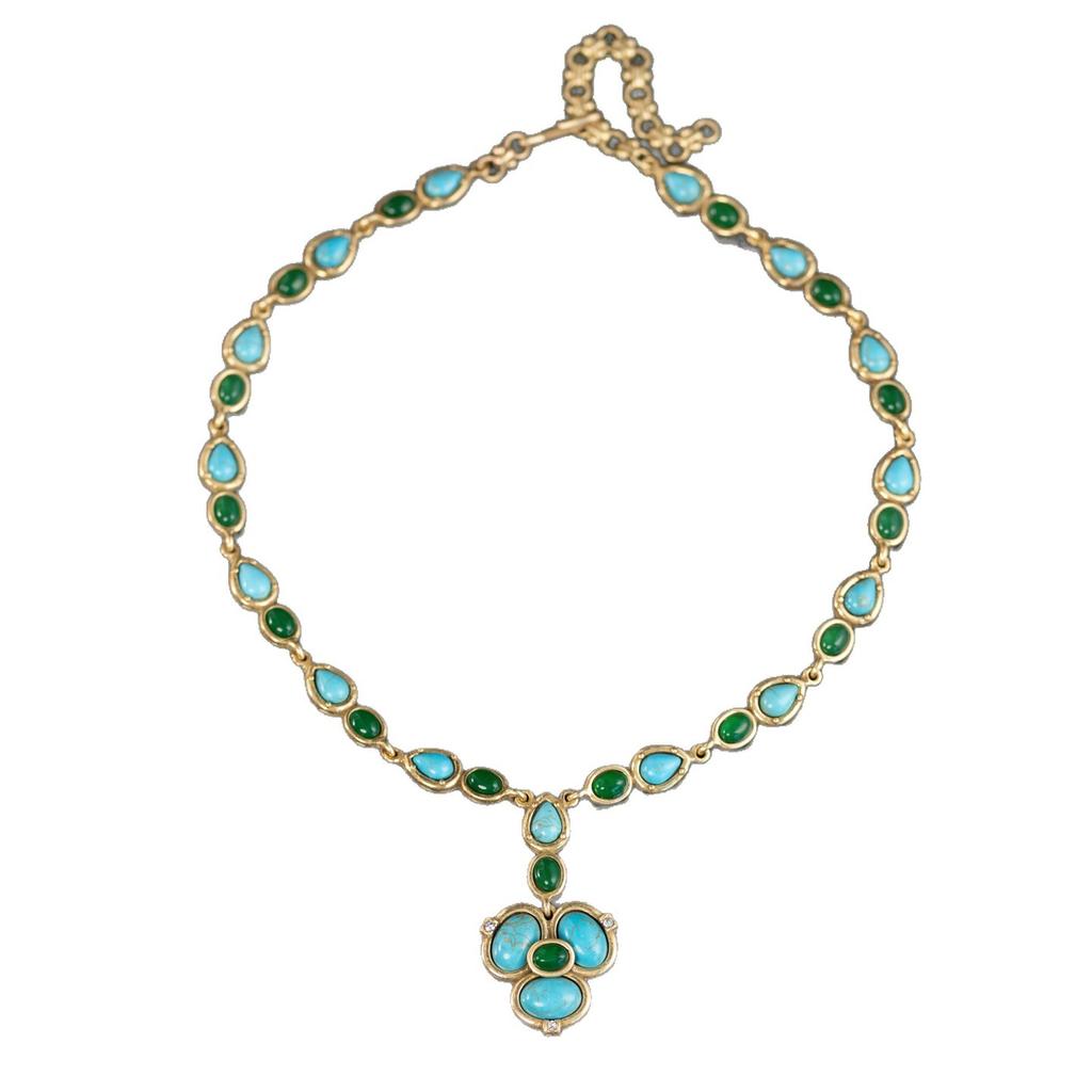 Medieval Vintage High Fashion Personality Temperament Exaggerated Retro Gold Necklace Women'S 25 Autumn New Necklace