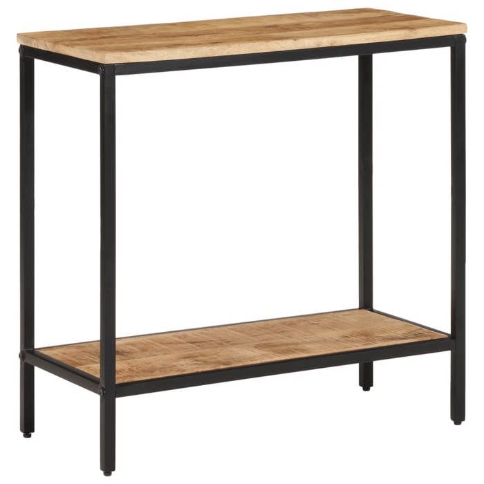 VidaXL Console Table 70x35x70 Cm Solid Raw Mango Wood, End Table, Hallway Tables, Hallway Stand, Table 374070