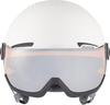ALPINA ARBER VISOR Visor Helmet with Mirror Adjustable White cm Ski/Snowboard Visor, Size, Matte, 54-58