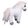 30cm White Plush Horse Toy Soft Stuffed Animal Horse Doll Ornament Fluffy Decoration for Home