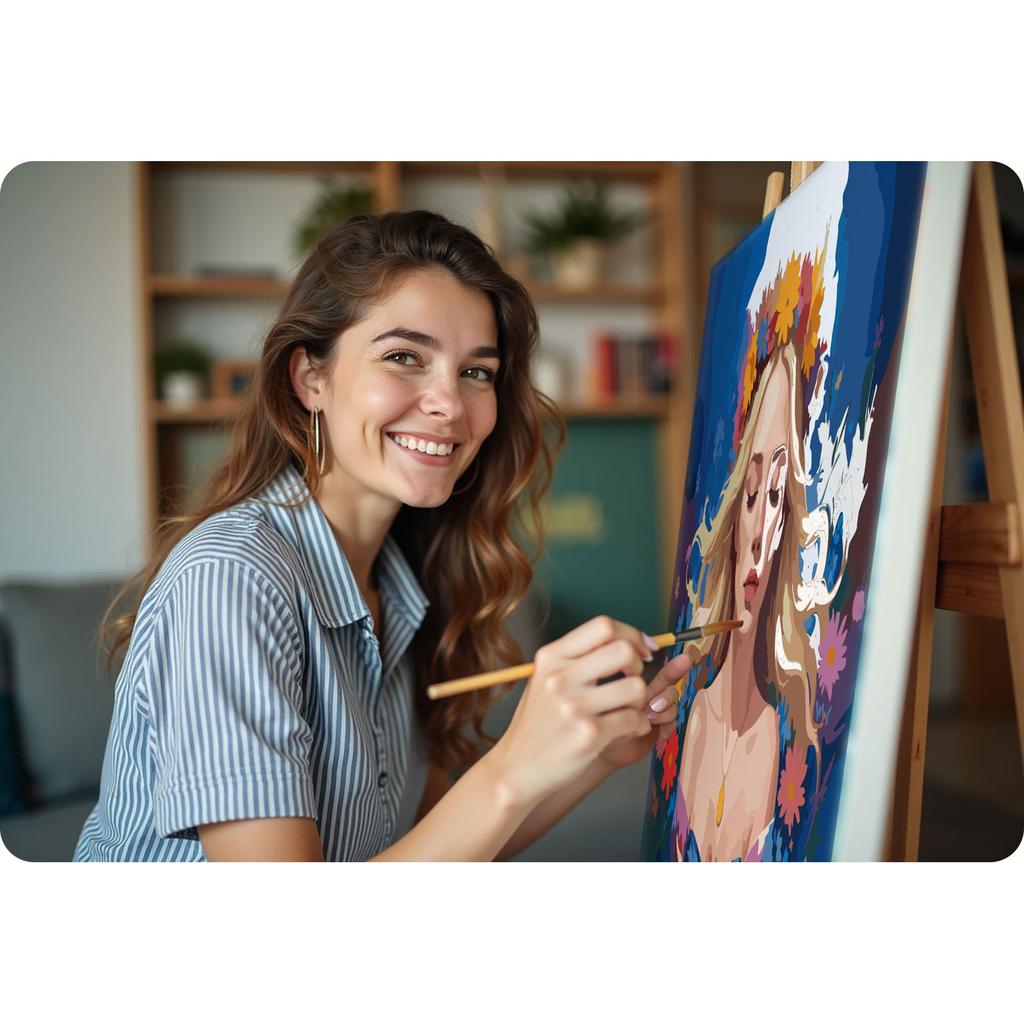 Painting By Numbers Massido Portrait Of A Woman