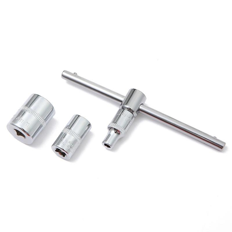 46 in 1 Ratchet Wrench Screwdriver Socket Nut Set Screw Driver Bit 1/4inch Hexagonal Handle Drive Slot Hand Tool