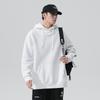 Unisex Oversized Solid Color Hooded Sweatshirt - Long Sleeve Pullover with Pocket