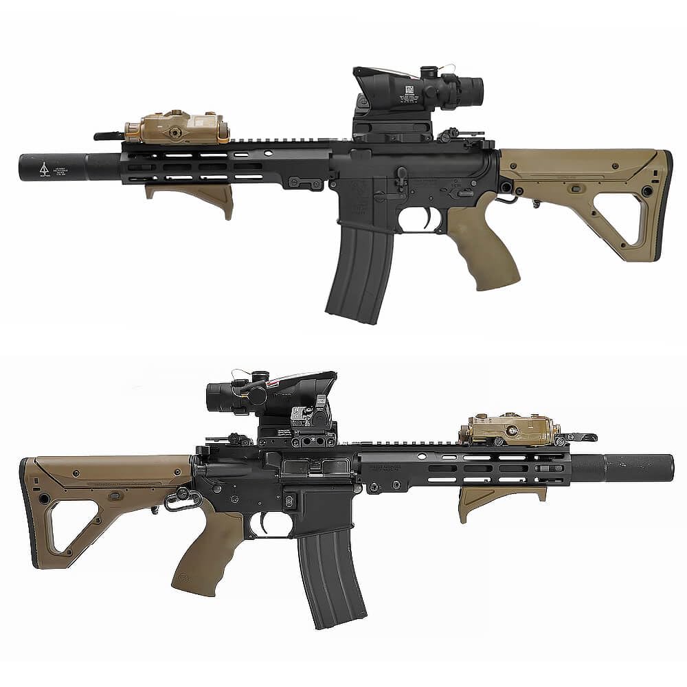 Ryohin Buhin UNITY FAST COG Mount Dedicated Offset Dot Sight Mount Replica with 2 Mount Bases (T1/T2 Series, RMR/SRO Series)