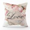 Home Decor Romantic Floral & Geometric Pattern Cushions Pattern Cushion Cover Suitable For Sofa Bedroom Car Pillow Cover
