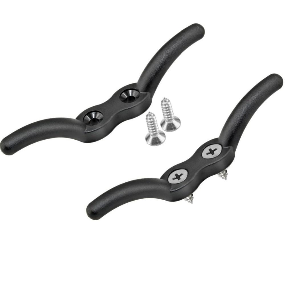 

2 шт. нейлоновый лодочный уток, 4-дюймовый черный канатный уток, тяжелый канатный уток для морской швартовки 113mm