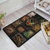 Insect Collage Pattern Rug Floor Mat for Living Room or Bedroom Soft and Comfortable Carpet a Gift for Birthday and Holiday.