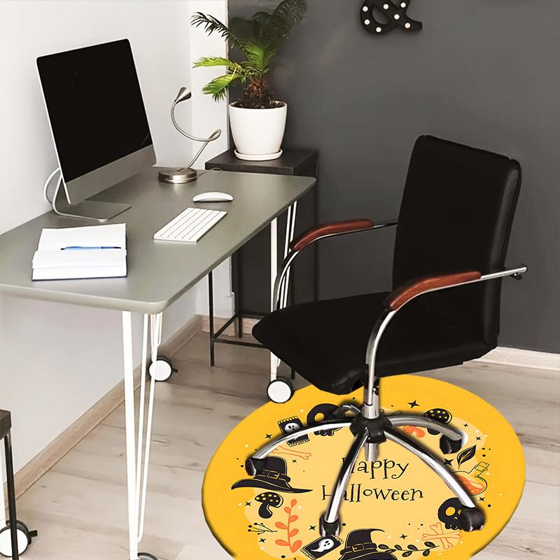 1pc Office Carpet Chair Mats Halloween Party Decorations Perfect for Decorating Office Chairs, Living Rooms, Or Bedrooms.YDT064