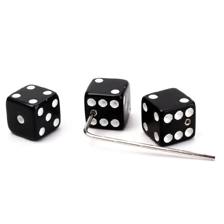 3 Color Fashion Dices Shaped Electric Guitar Volume Control Knobs Guitar Knobs