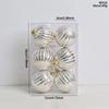 3/2/1Pcs Pumpkin Balls Christmas Tree Ornament Plastic DIY Crafts Painted Christmas Gifts Boxes Pendant Hanging Ornament