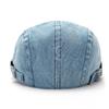 Retro Denim Schirmmütze Frühling Herbst Schiebermütze für Männer Frauen Baskenmütze