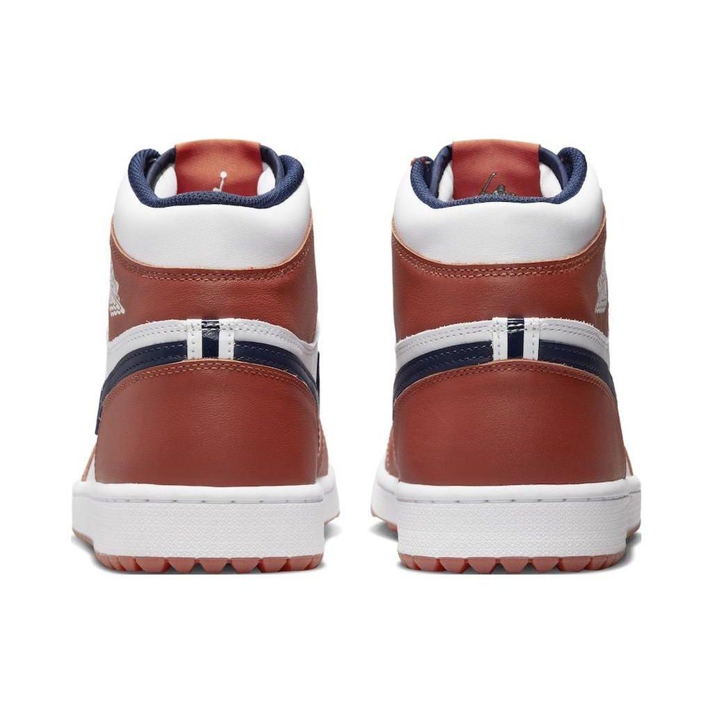 Eastside Golf X Air Jordan 1 High Golf Out the Mud Unisex Sneakers Orange Burnt-Sunrise White DZ4523-800