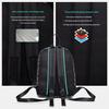 Trendy Japanese Geometric Night Glow Backpack - Large Capacity Commuter & School Bag for Men and Women