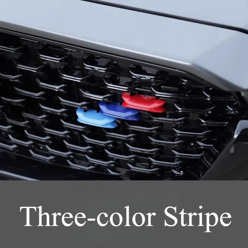 For CHANGAN Mazda CX-5 -2025 Grille Three-color Trim Strip Front Grid Patch Exterior Parts Racing Grills Accessories
