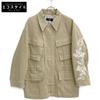 Beige Floral Embroidered M-65 Jacket Jacket M beigeUsed