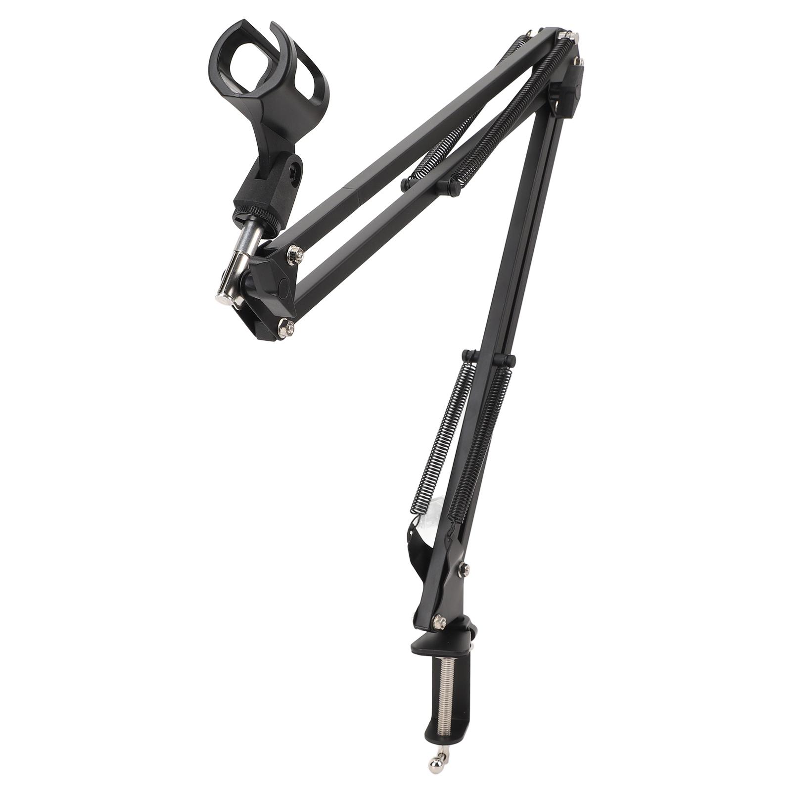 

Стойка для микрофонной стрелы с регулировкой углов, настольный зажим из алюминиевого сплава для записи