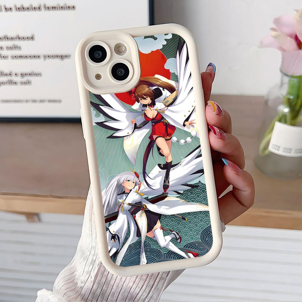 Azur Lane Shoukaku Phone Case for iPhone 17 16 15 14 13 12 11 Air Pro Max Plus White Soft TPU Shockproof Cover iPhone 15 Plus