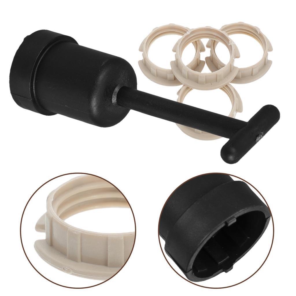 Light Socket Ring Kit Lamp Holder Adaptor Lampshade Adapter Replacement Parts Black