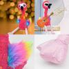 Talking And Singing Flamingo Plush Toy Interactive Birthday Gift