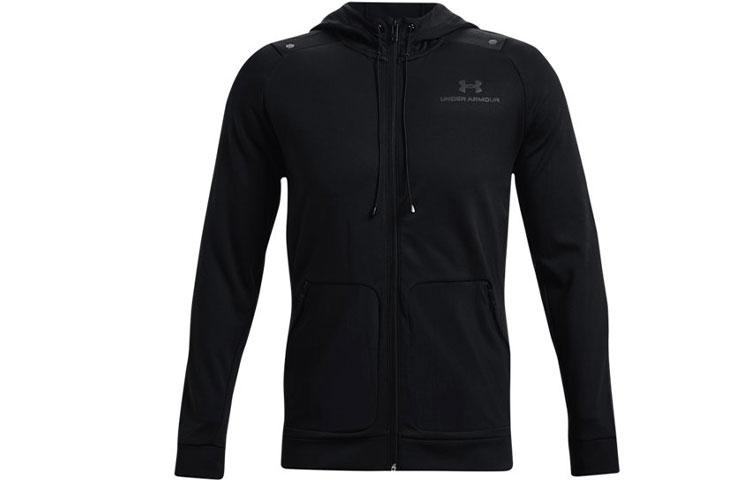 Under Armour RUSH Jackets Men s Black Hooded Moderate Other 1367770-001 S