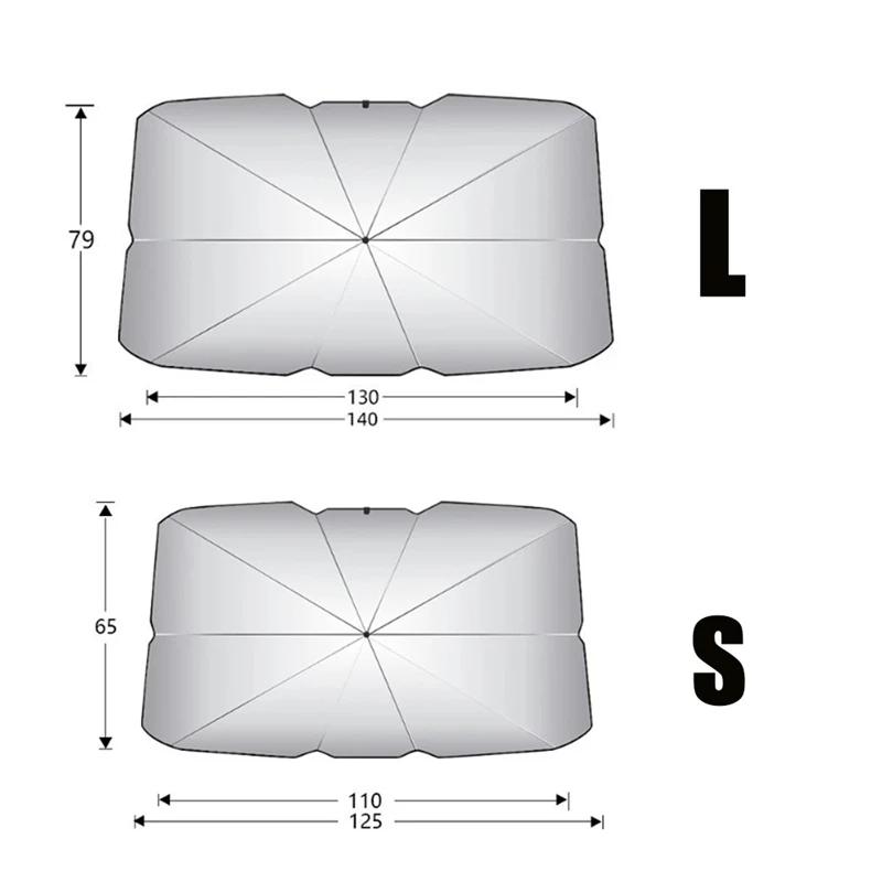 Folding Car Sunshade Umbrella Front Windshield Heat Insulation Sun Protector for Vehicle Interior Summer Travel Car Accessories