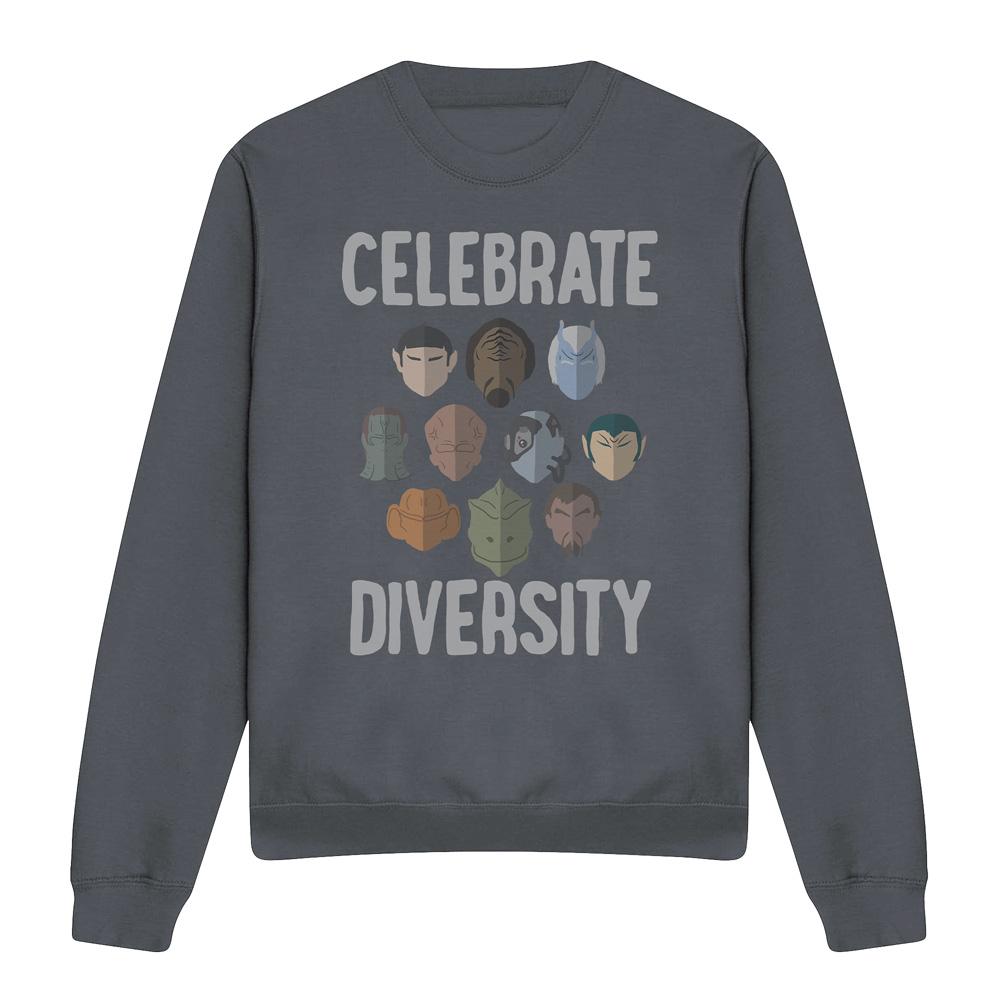 Star Trek Unisex Adult The Celebrate Diversity Sweatshirt