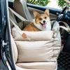 Car Dog Bed: Removable, Washable Leather Pet Safety Seat