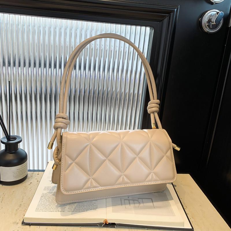 Elegant Pu Underarm Bag 2024 New Fashionable Quilted Shoulder Bag For Women