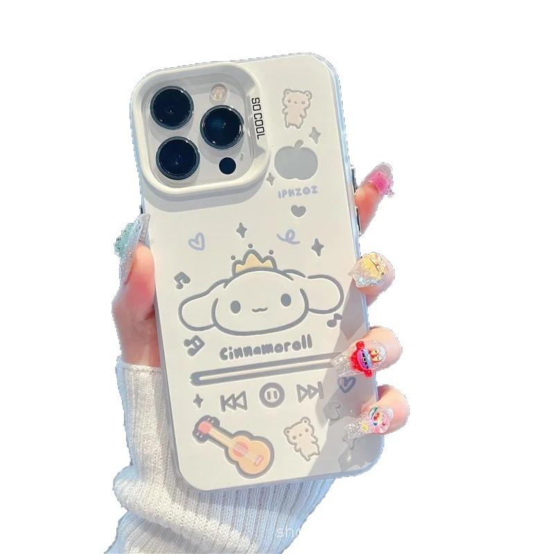 Guitar Dog Apply Apple 15 Color Silver iPhone14Pro Creative 11Promax Scrub 16 Protective Case 17