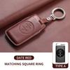 Fit For Chery Auto Tiggo 7 8 Arrizo 5 Pro Gx 5X Eq7 Exeed Series Rx Jaecoo J7 J8 Omoda 5 C5 Genuine Leather Auto Intelligent Key Fob Case Cover